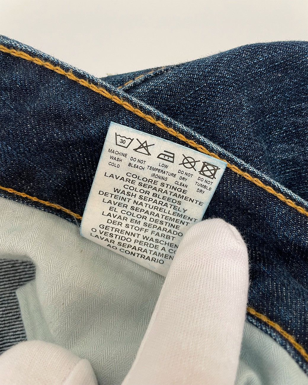Jean Paul Gaultier JEAN PAUL GAULTIER Flower Pattern Denim Pants Size US 32 / EU 48 - 9 Thumbnail