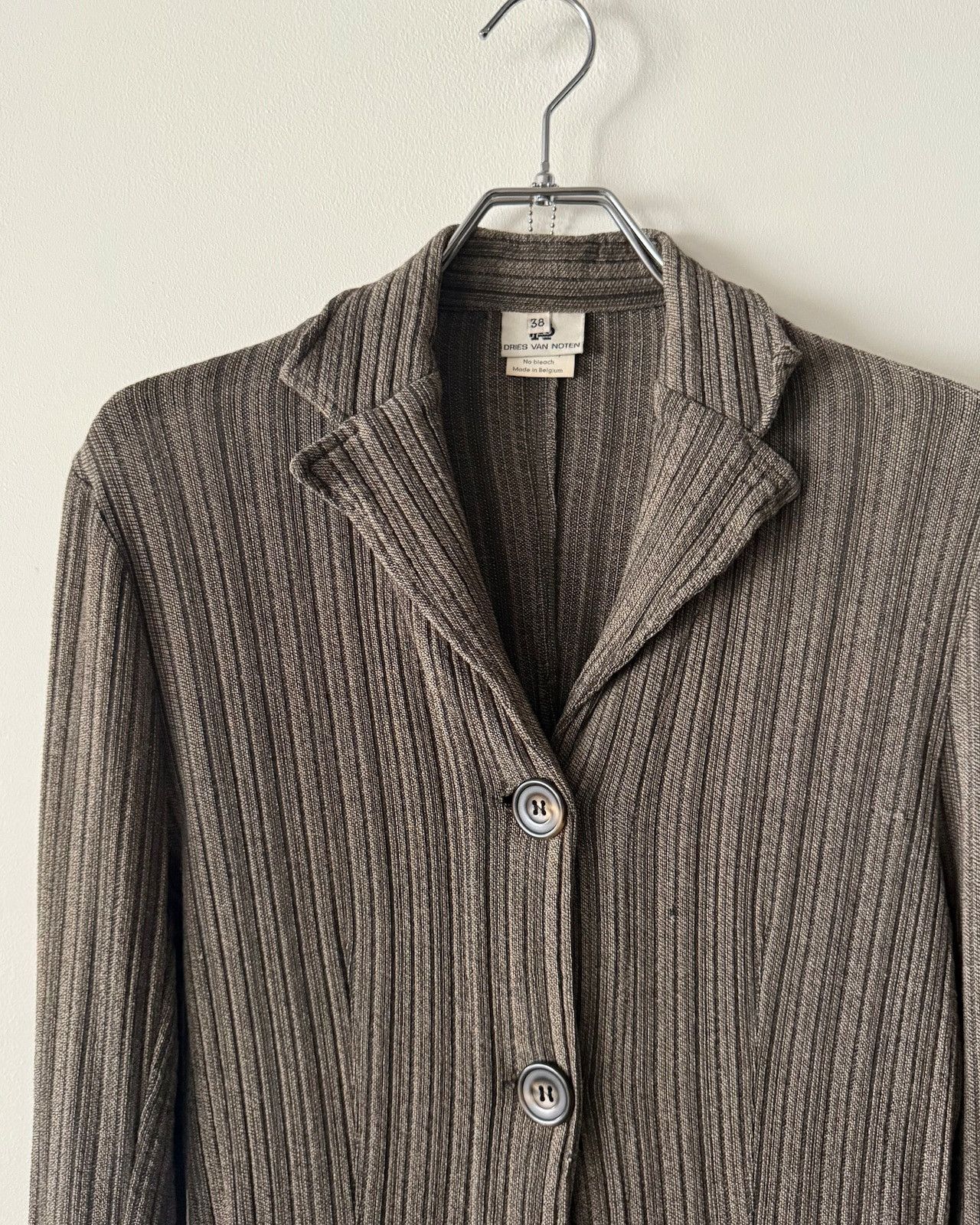 Dries Van Noten 1980s Dries Van Noten stripe coat Size US S / EU 44-46 / 1 - 2 Thumbnail