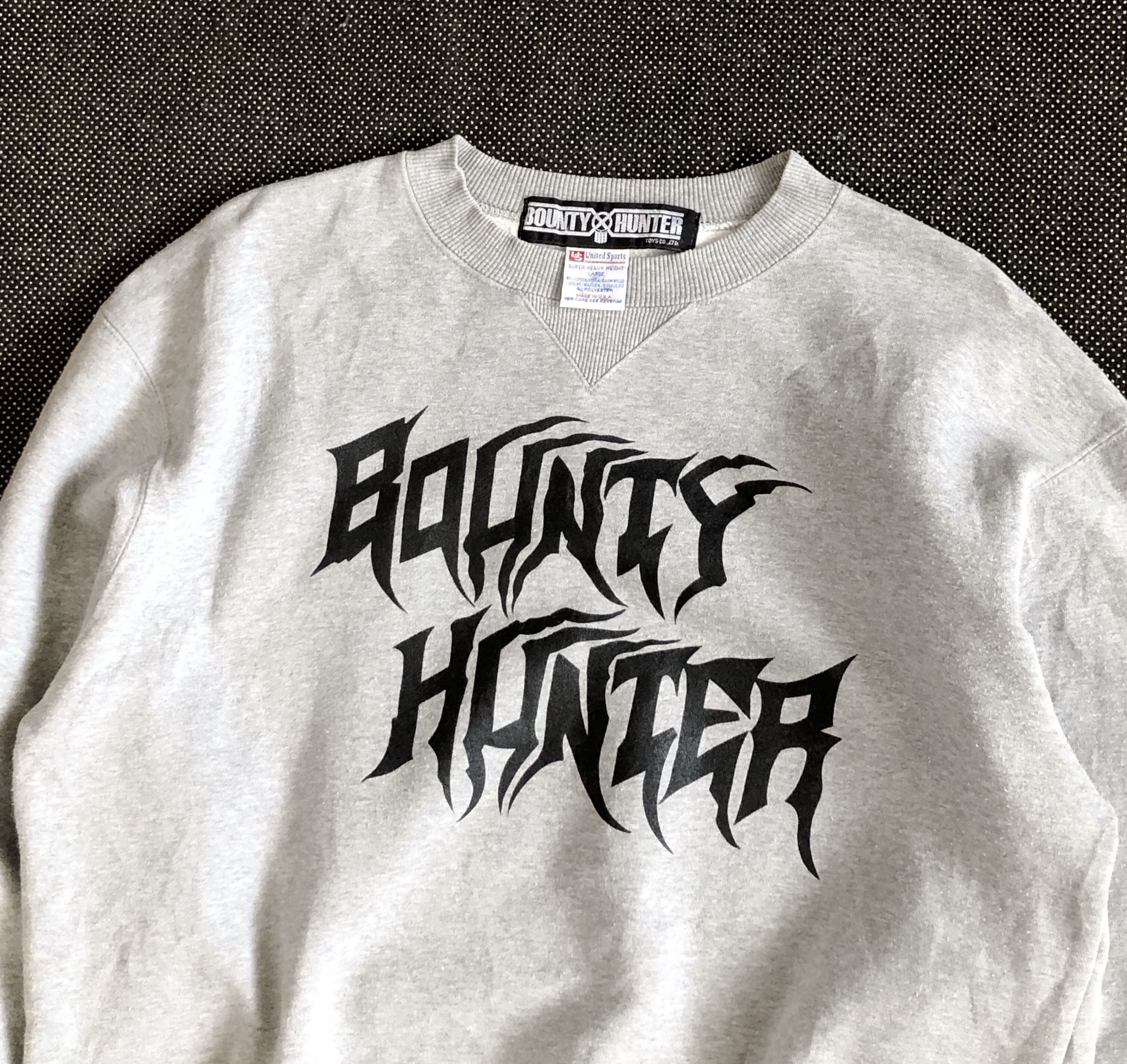 Bounty Hunter RARE🔥VINTAGE BOUNTY HUNTER GOTH METAL FONTS SWEATSHIRT Size US M / EU 48-50 / 2 - 3 Thumbnail