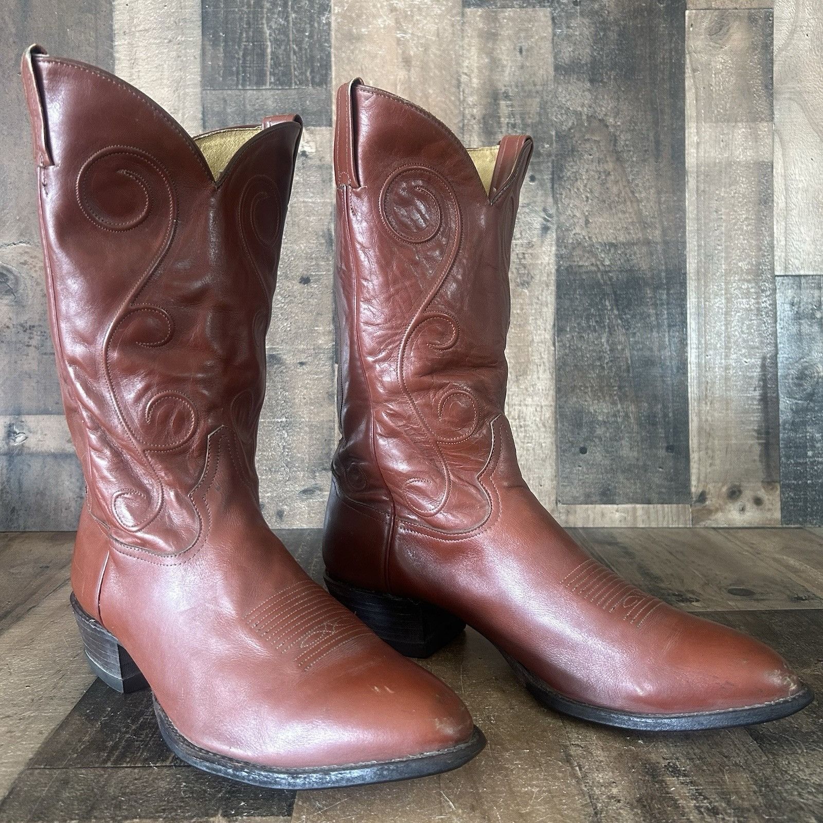 Tony Lama Tony Lama Vintage Western Cowboy Boots Mens 13 D Size US 13 / EU 46 - 12 Thumbnail