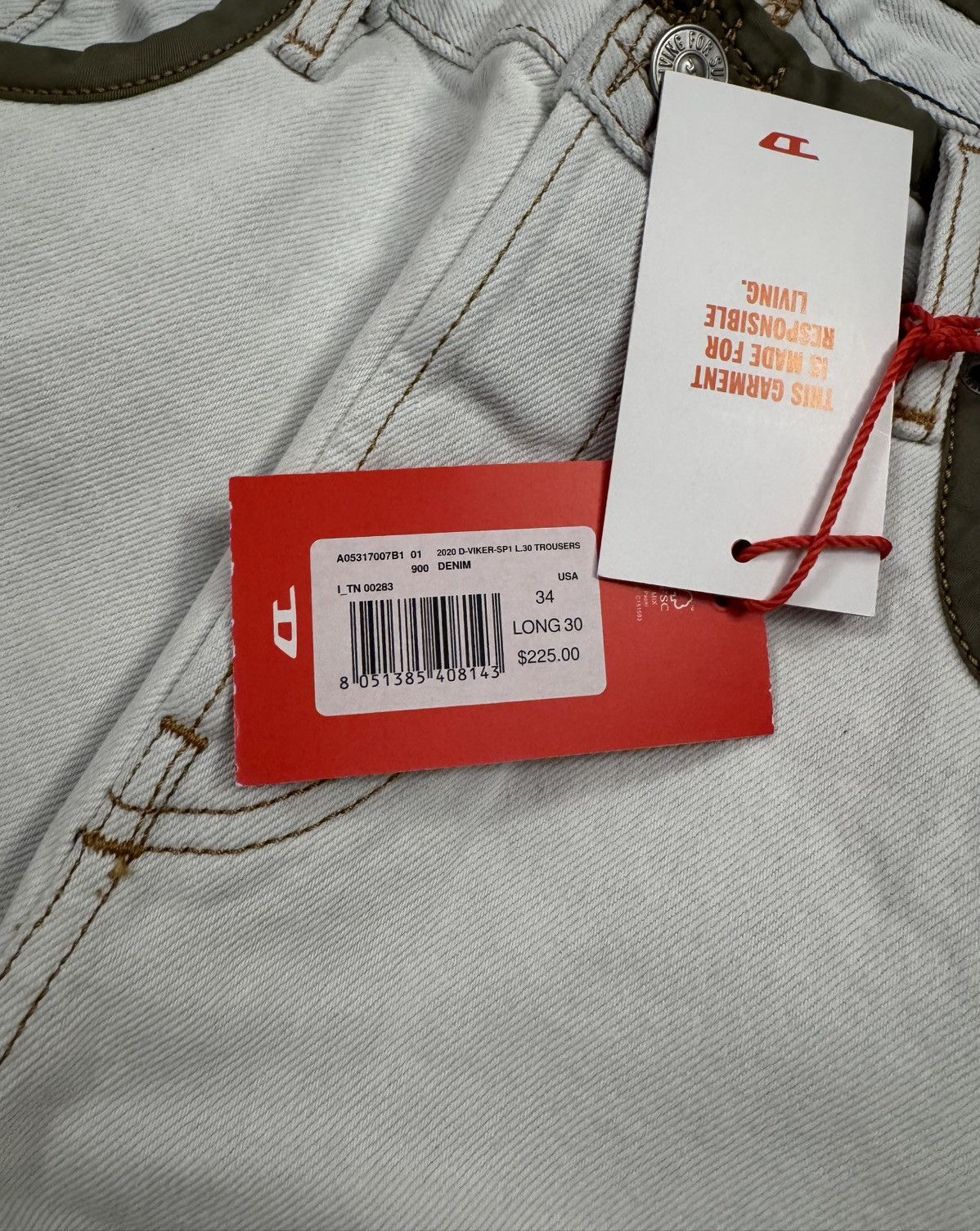 Diesel 🔥300$ Diesel 2020 D-Viker Jeans/Diesel Viker Denim Jeans Size US 32 / EU 48 - 9 Thumbnail