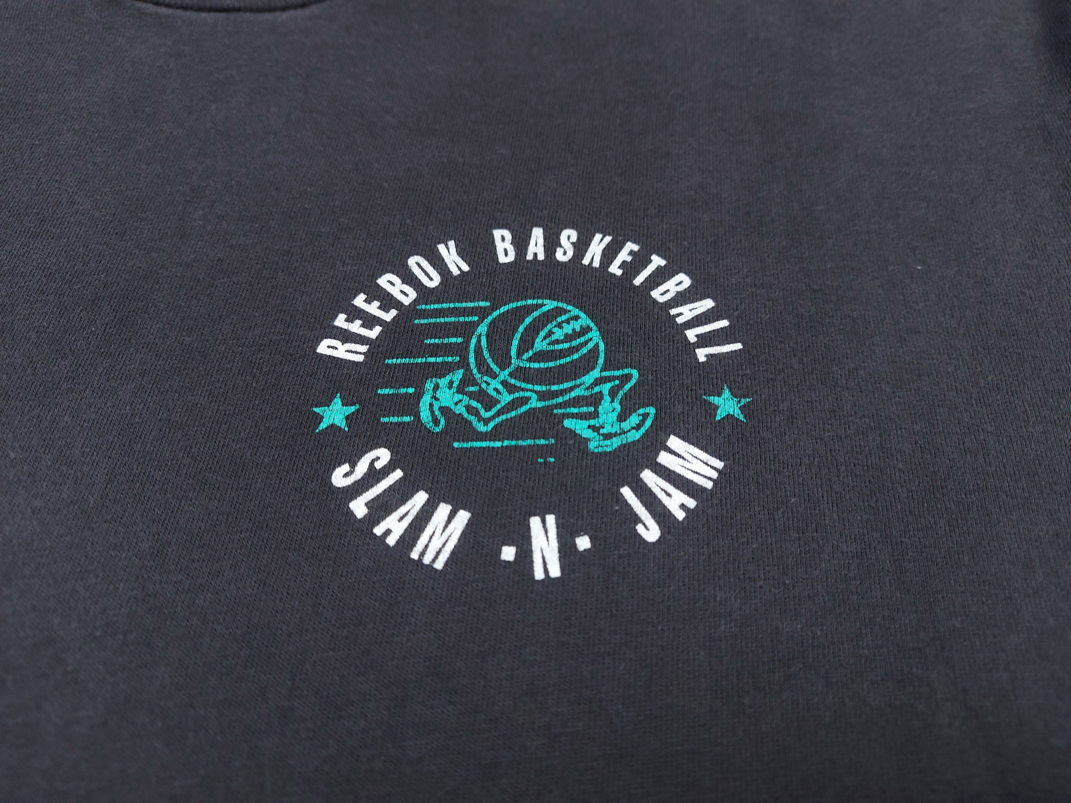 NBA × Reebok × Vintage Vintage 80s Team Reebok Slam N Jam Single-Stitch TEE Size US L / EU 52-54 / 3 - 4 Thumbnail
