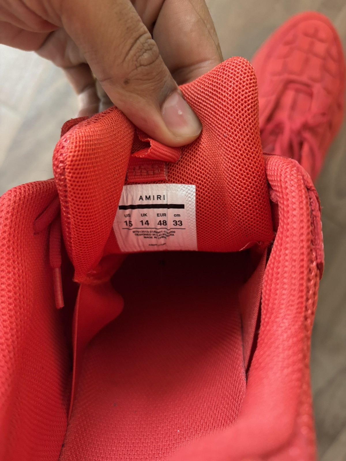 Amiri Amiri Bone Runner Size US 15 / EU 48 - 5 Thumbnail