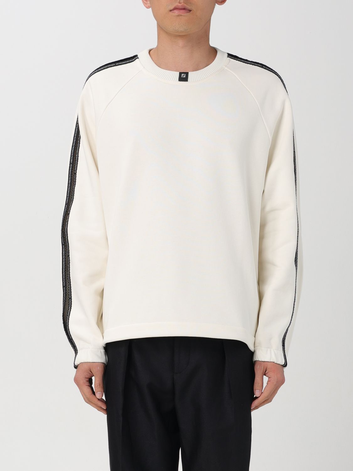 Image of Fendi Sweatshirt Men Beige (Size Small)