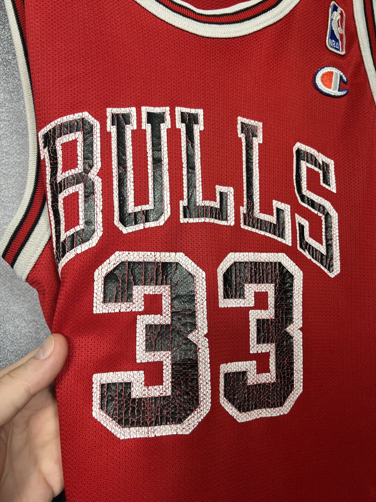 Champion Vintage Champion Chicago Bulls #33 Pippen Jersey Tank Top Size US M / EU 48-50 / 2 - 6 Thumbnail