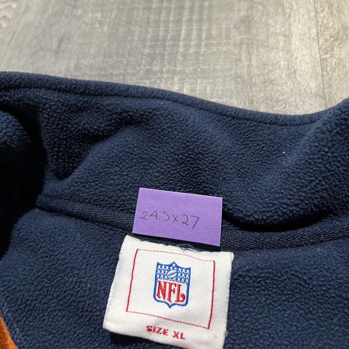 NFL Denver Broncos NFL Orange Fleece 1/2 Zip Football Sweatshirt Size US XL / EU 56 / 4 - 4 Thumbnail