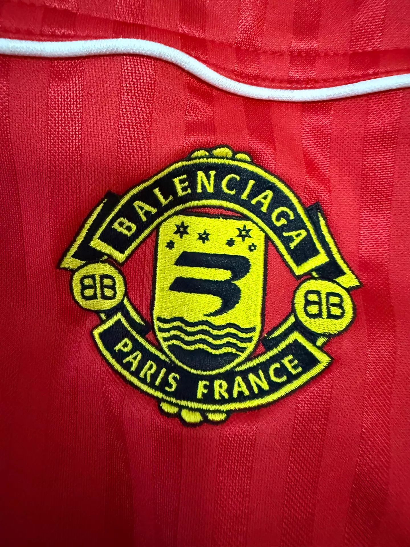 Balenciaga Balenciaga soccer LS crop top red S Size S / US 4 / IT 40 - 2 Thumbnail