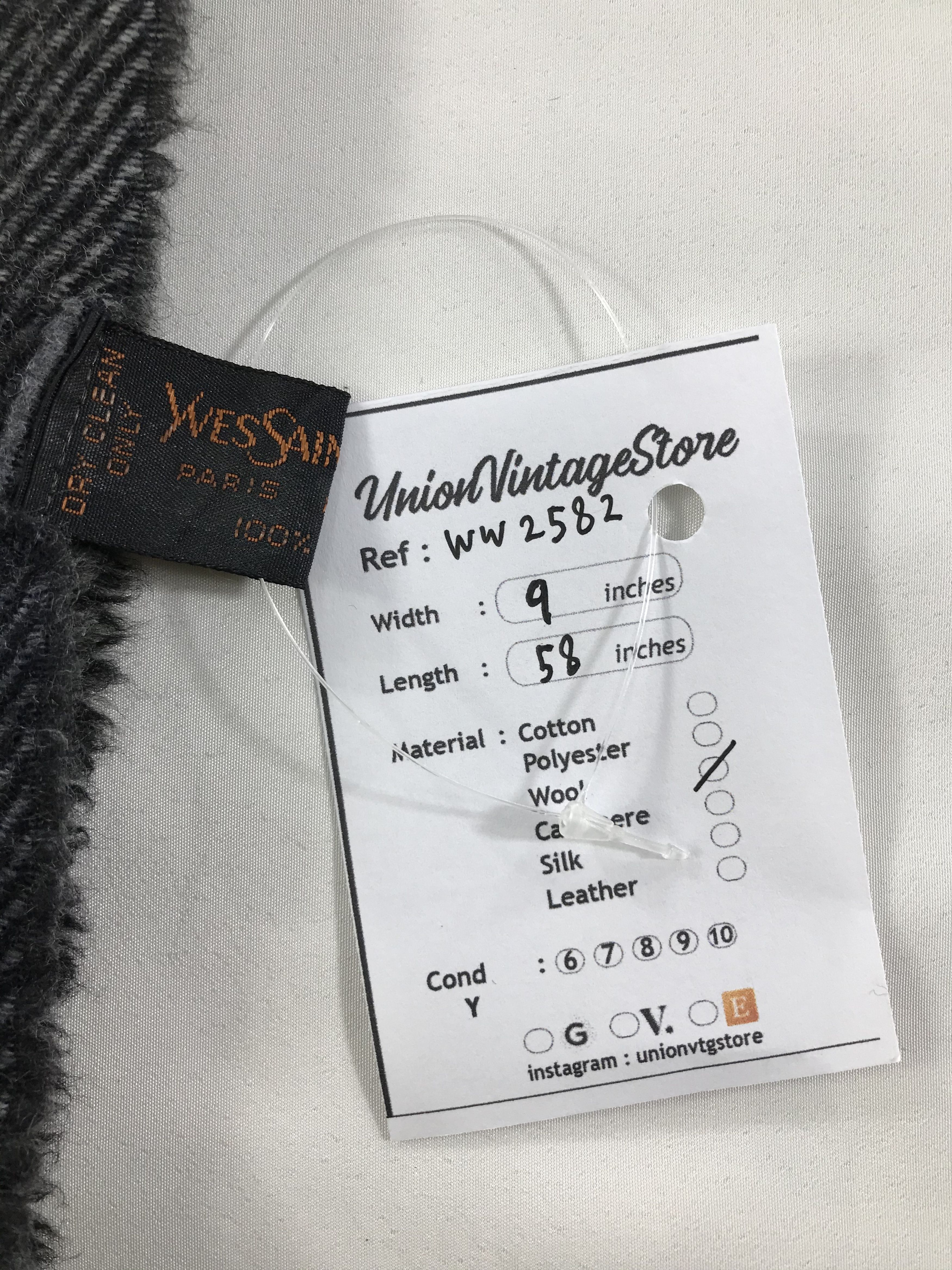 Vintage Yves Saint Laurent Scarf / Muffler / Neckwear - WW2582 Size ONE SIZE - 5 Thumbnail