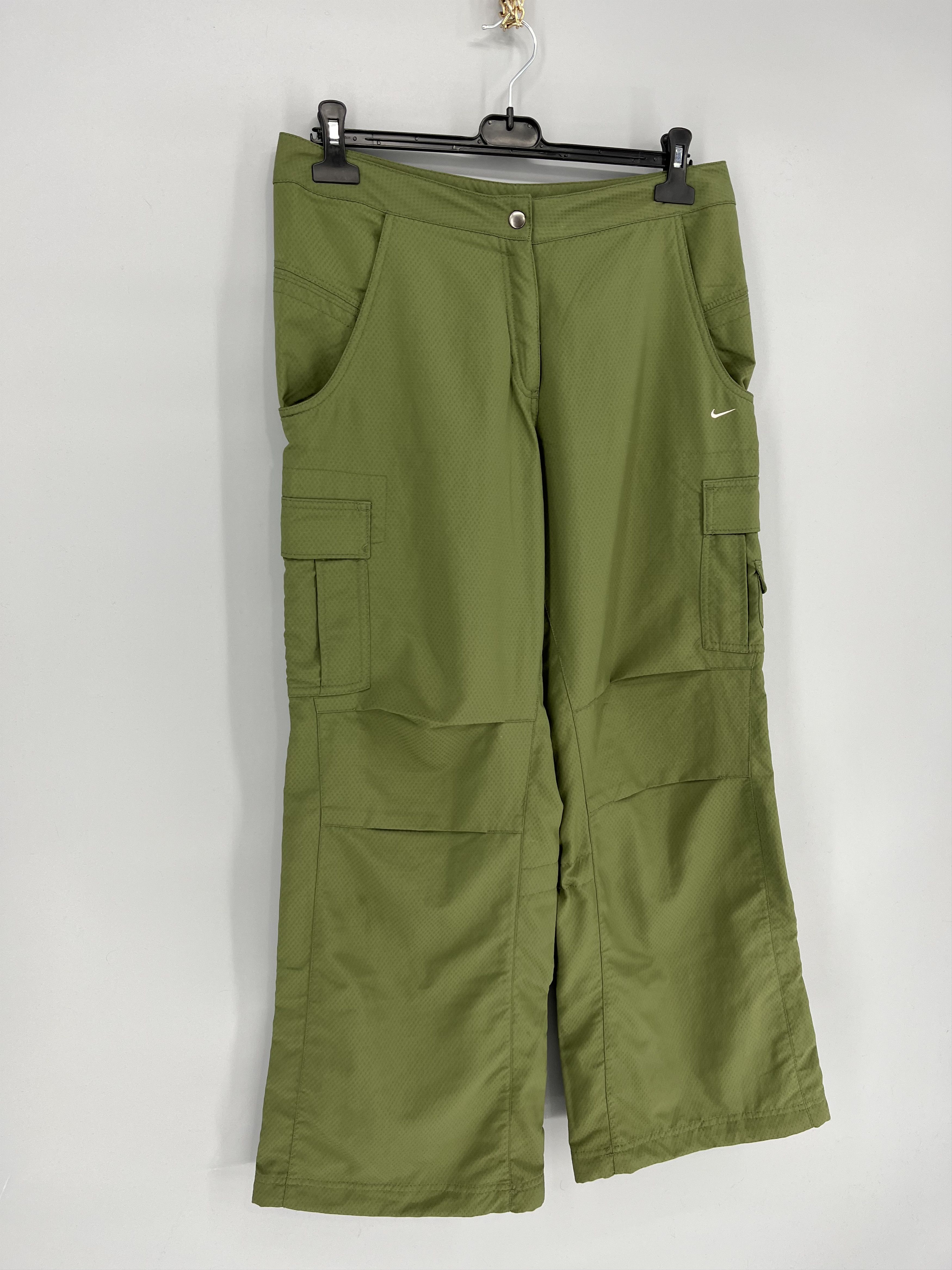 Nike Vintage Y2K Nike Nylon Drill Track Pants NikeFit Size US 32 / EU 48 - 2 Thumbnail