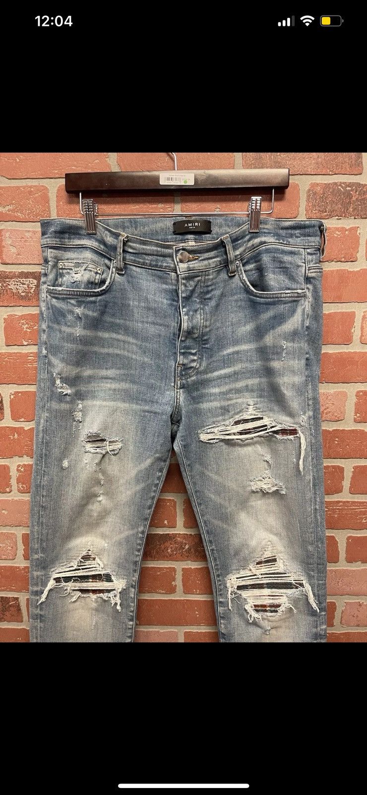 Amiri Amiri Jeans Plaid MX1 Size 36 Size US 36 / EU 52 - 4 Thumbnail