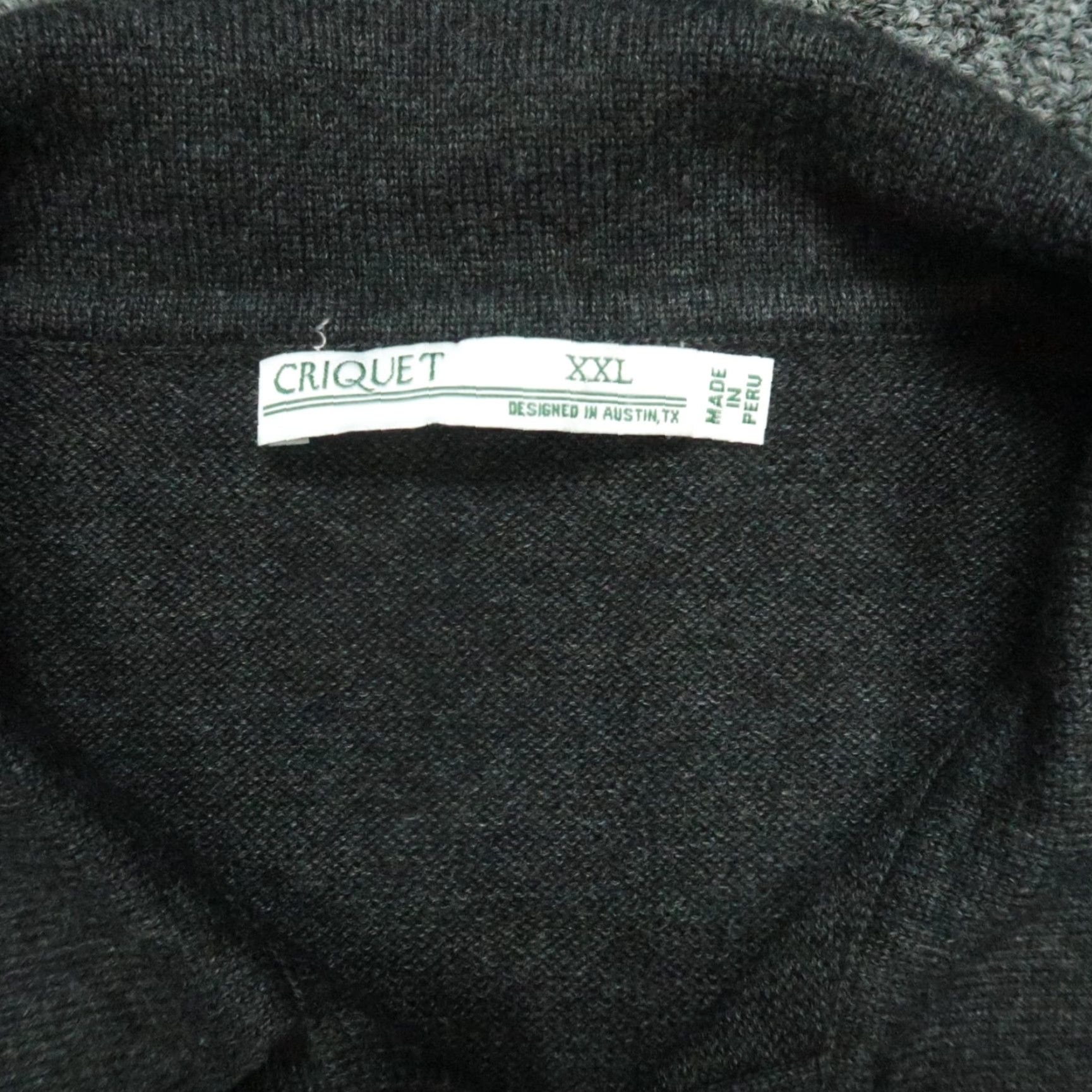 Vintage VINTAGE Criquet Shirt Men XL Gray Alpaca Cotton Polyester Polo Pullover Knit Long Sleeve Button Collar Spread Size 2XL (Oversized) Mens Size US XXL / EU 58 / 5 - 3 Thumbnail