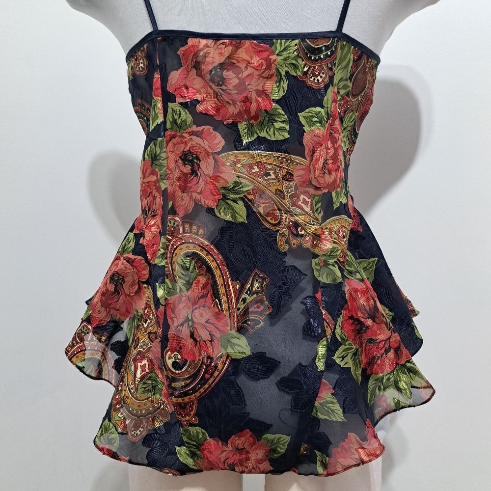 Victoria's Secret Vintage Victoria's Secret Floral Intimates Y2K Bodysuit Smal Size S / US 4 / IT 40 - 12 Thumbnail