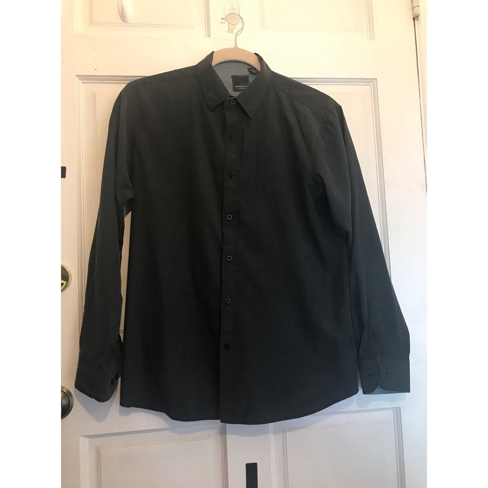 Sahara Club SAHARA CLUB Shirt Men's L Black LS RN#66918 Size US L / EU 52-54 / 3 - 3 Thumbnail