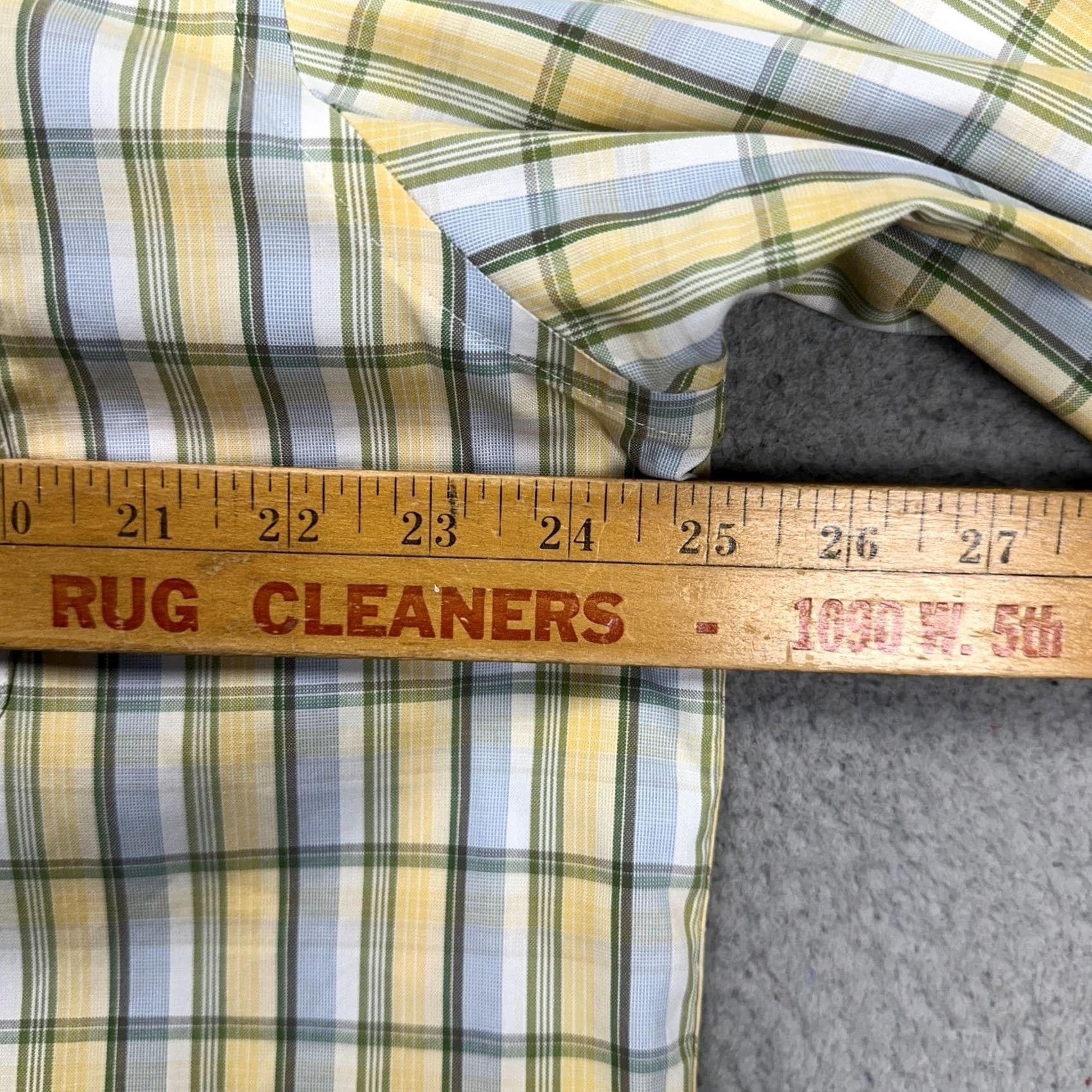 Eddie Bauer Eddie Bauer Mens Shirt Large Tall Yellow Plaid Relaxed Fit Button Down Size US L / EU 52-54 / 3 - 7 Thumbnail