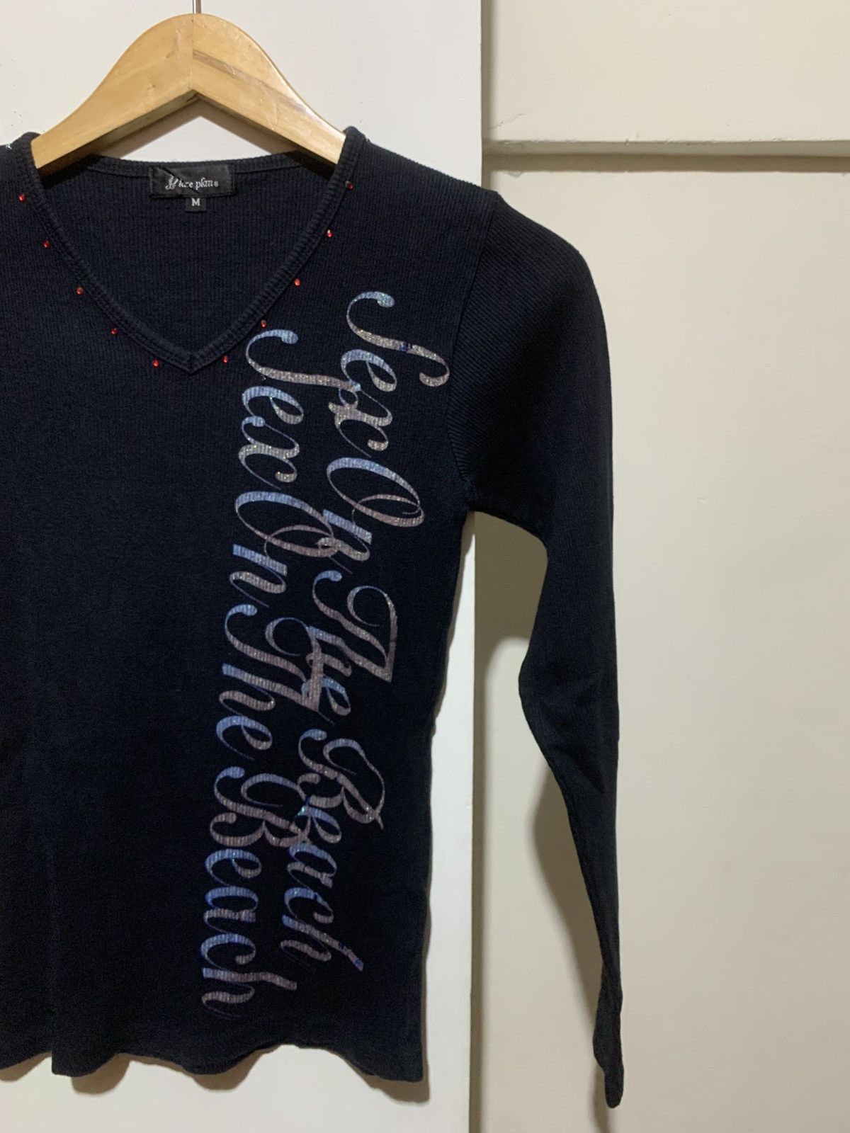 Hysteric Glamour × Supreme Japanese Place Plan Gothic Poem Surfing Sexs LongSleeve Tee Size US M / EU 48-50 / 2 - 6 Thumbnail