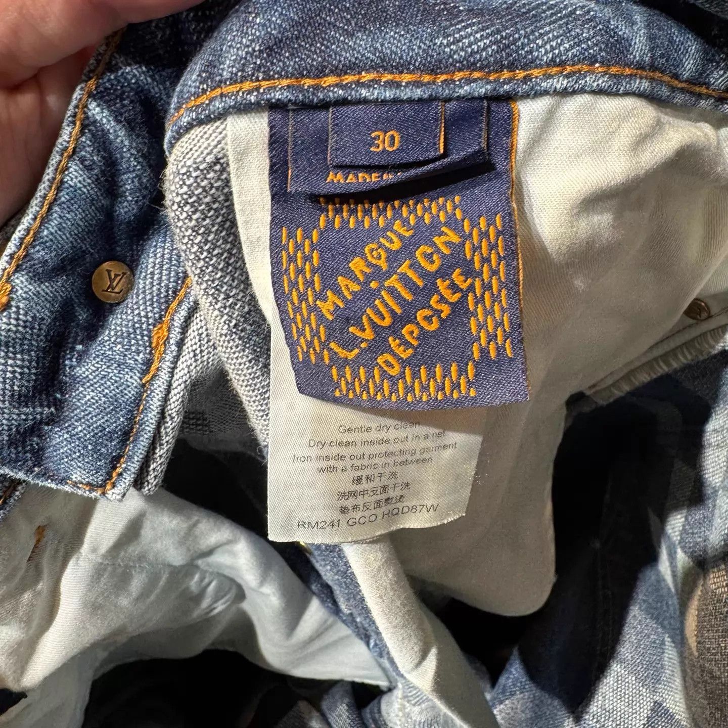 Louis Vuitton Louis Vuitton Pharrell Mosaic Jeans 30W New Size 30" / US 8 / IT 44 - 4 Thumbnail