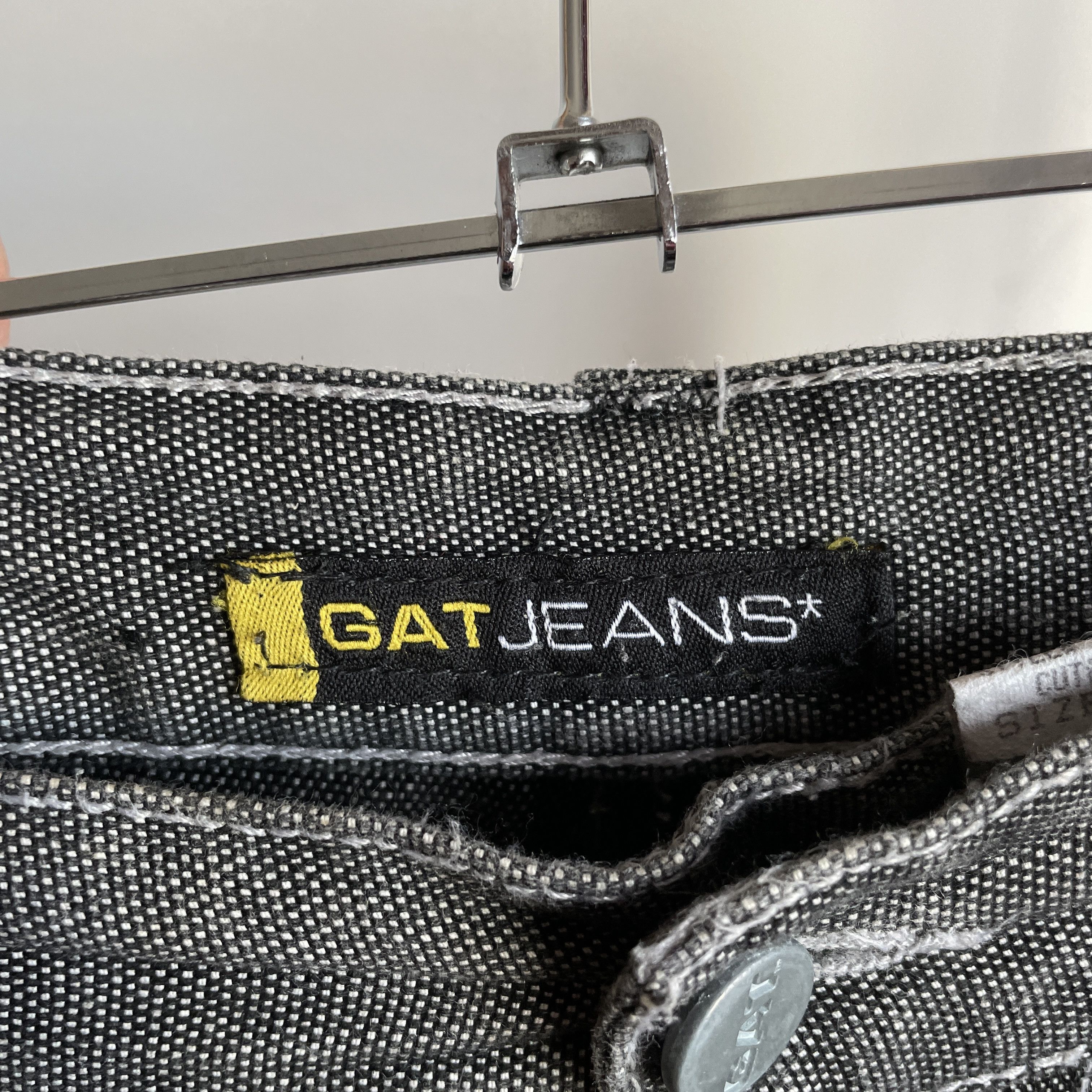 Other Gat Jeans Vintage 90's Made in USA Wide Leg Baggy Denim Size US 38 / EU 54 - 15 Thumbnail