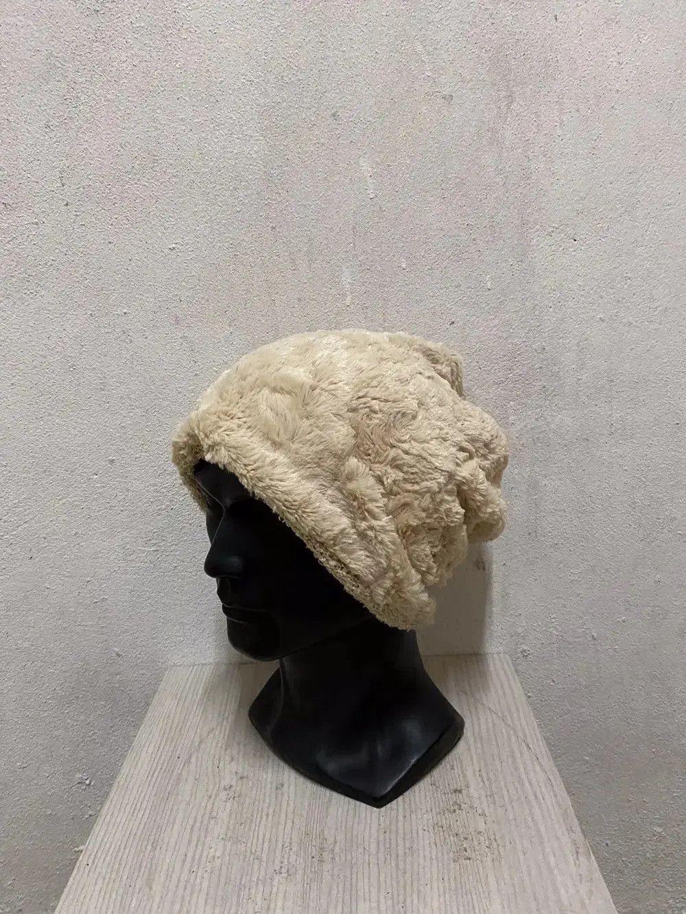 Japanese Brand Japanese Brand Fleece Beanie Hat Size ONE SIZE - 2 Thumbnail