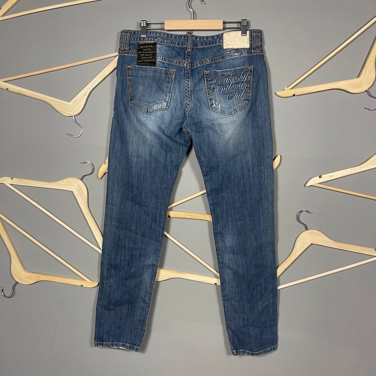 Japanese Brand × Takeshy Kurosawa Takeshy Kurasawa Club distressed jeans Size US 36 / EU 52 - 2 Thumbnail