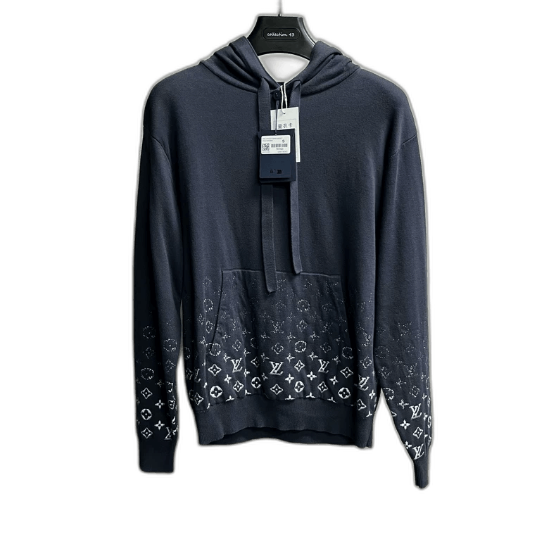 Louis Vuitton Louis Vuitton Gray Logo Hoodie Sweatshirt Size US S / EU 44-46 / 1 - 1 Thumbnail