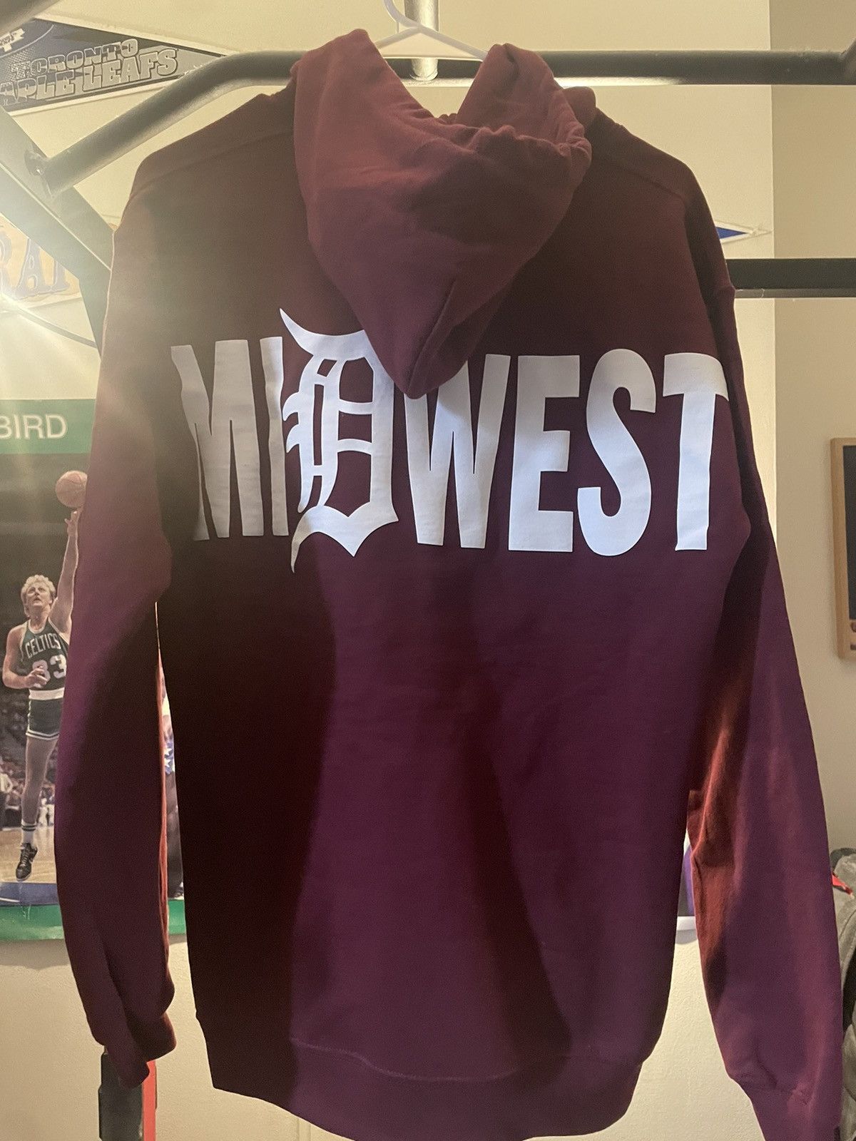 S4LEM S4LEM MIDWEST HOODIE BURGUNDY S Size US S / EU 44-46 / 1 - 2 Thumbnail