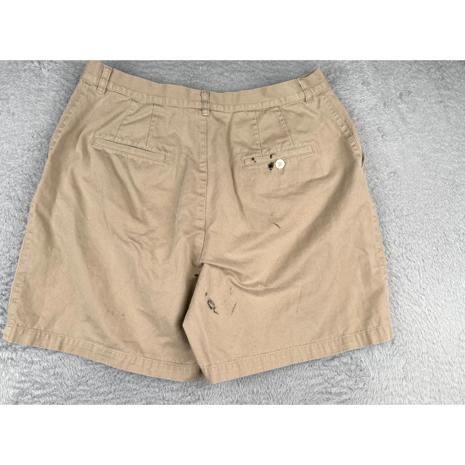 Ralph Lauren Lauren Ralph Lauren Shorts Women 18W Beige 100% Cotton Twill Chino Hiking Activewear 8in Inseam Size 40" / US 18 - 2 Thumbnail