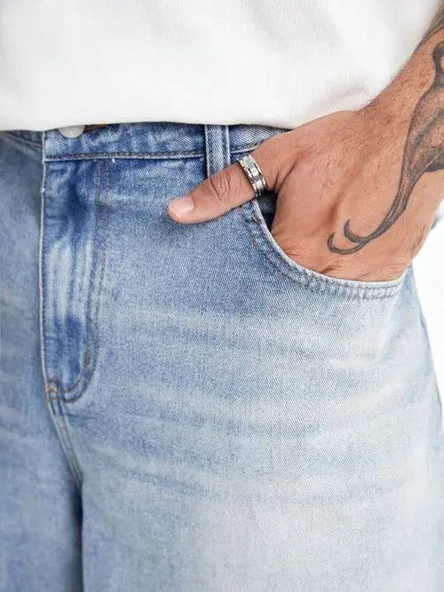 Other Kiuchi x Asou Distressed Washed Y2k Shorts Jorts Denim Size US 32 / EU 48 - 2 Thumbnail