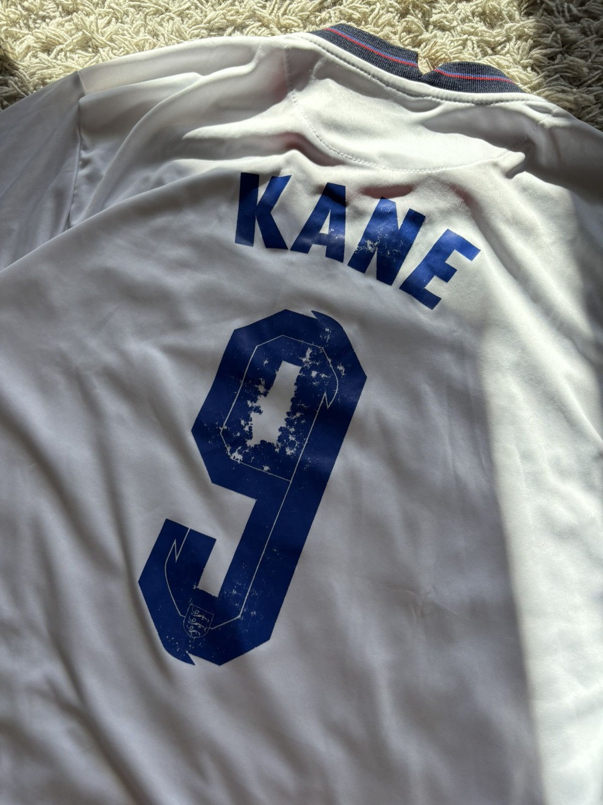 Nike × Vintage Vintage Soccer Jersey Nike England Harry Kane 9 Size US L / EU 52-54 / 3 - 6 Thumbnail