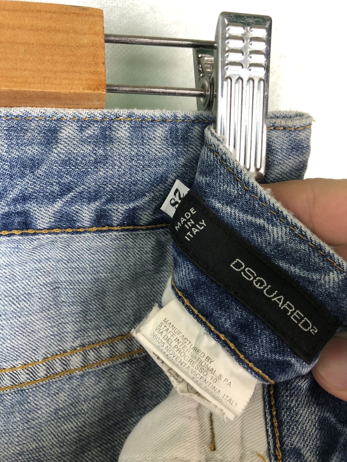 Dsquared2 FW2010 Dsquared2 floral distressed denim pants Size US 29 - 9 Thumbnail