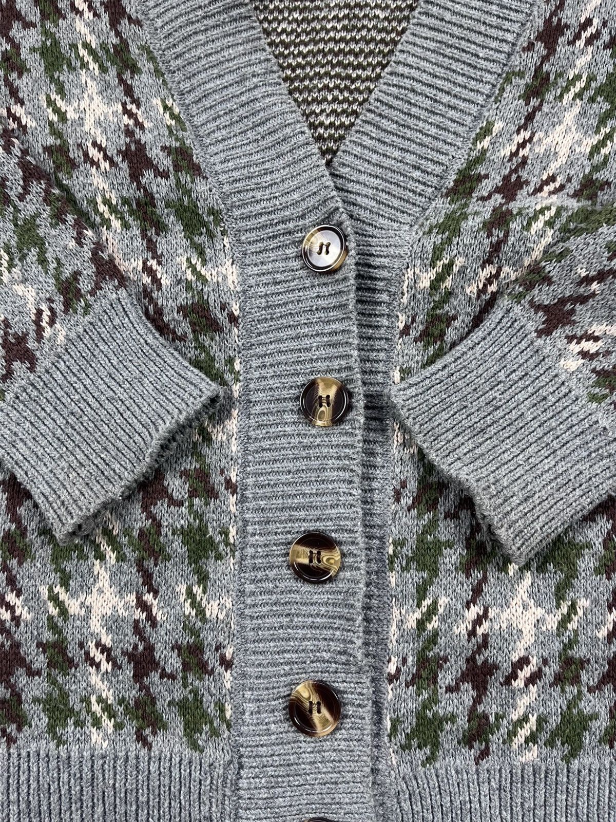 Vintage Vintage 90s Old Money style button up cardigan sweater M Size US M / EU 48-50 / 2 - 3 Thumbnail