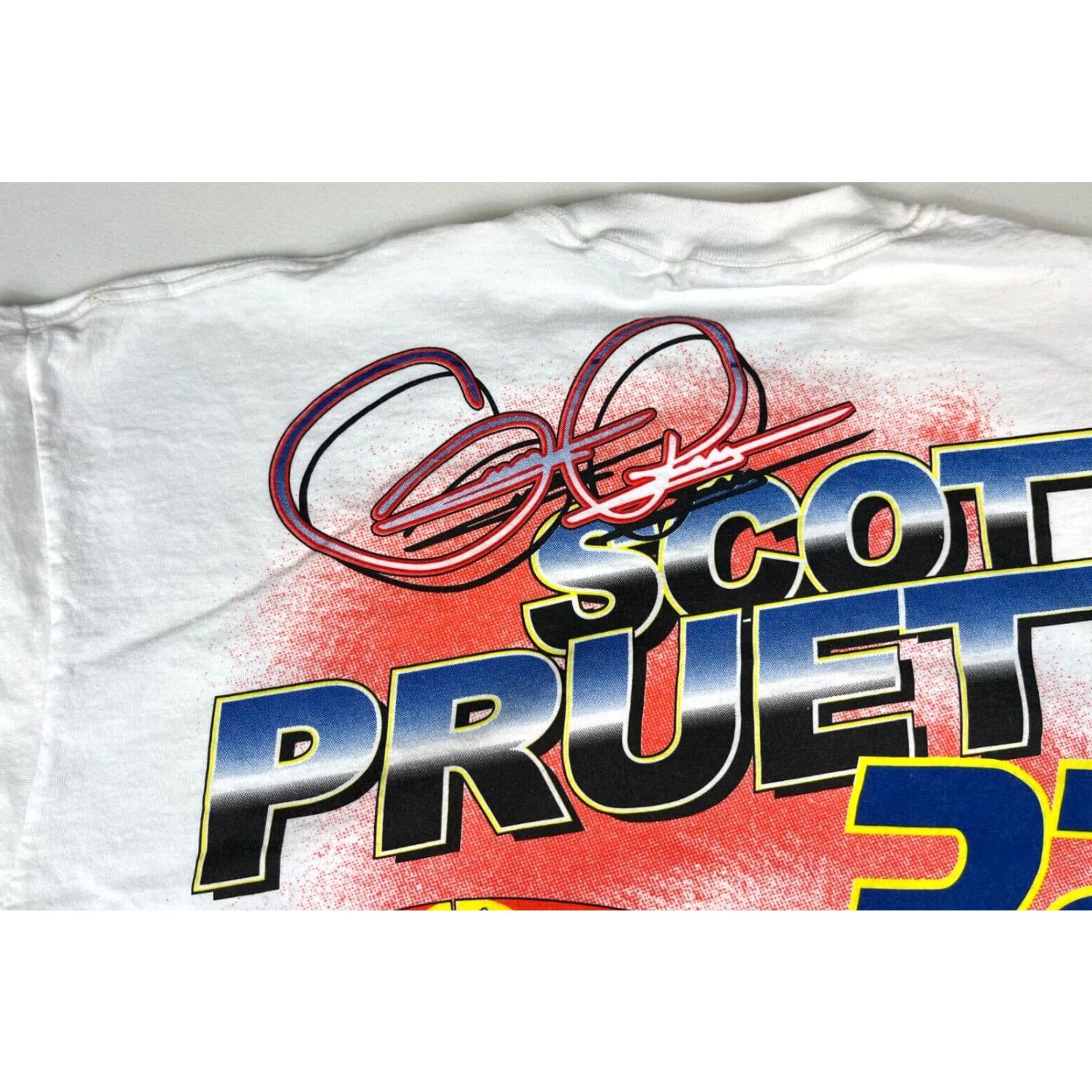Delta VINTAGE Nascar Scott Pruett T-Shirt XS? XL? wait no del? Size US XL / EU 56 / 4 - 5 Thumbnail
