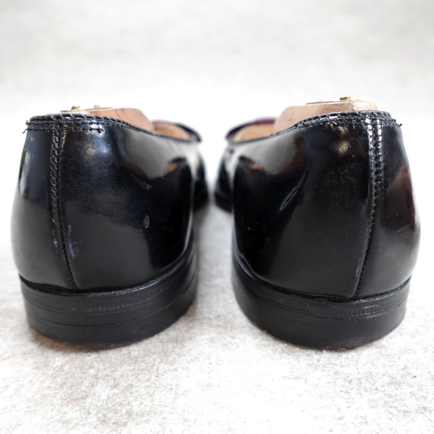 Alden VINTAGE Alden Men's Black Patent Leather Opera Pumps 9 B/D Bow Tie Dress Made in USA Size US 9 / EU 42 - 5 Thumbnail