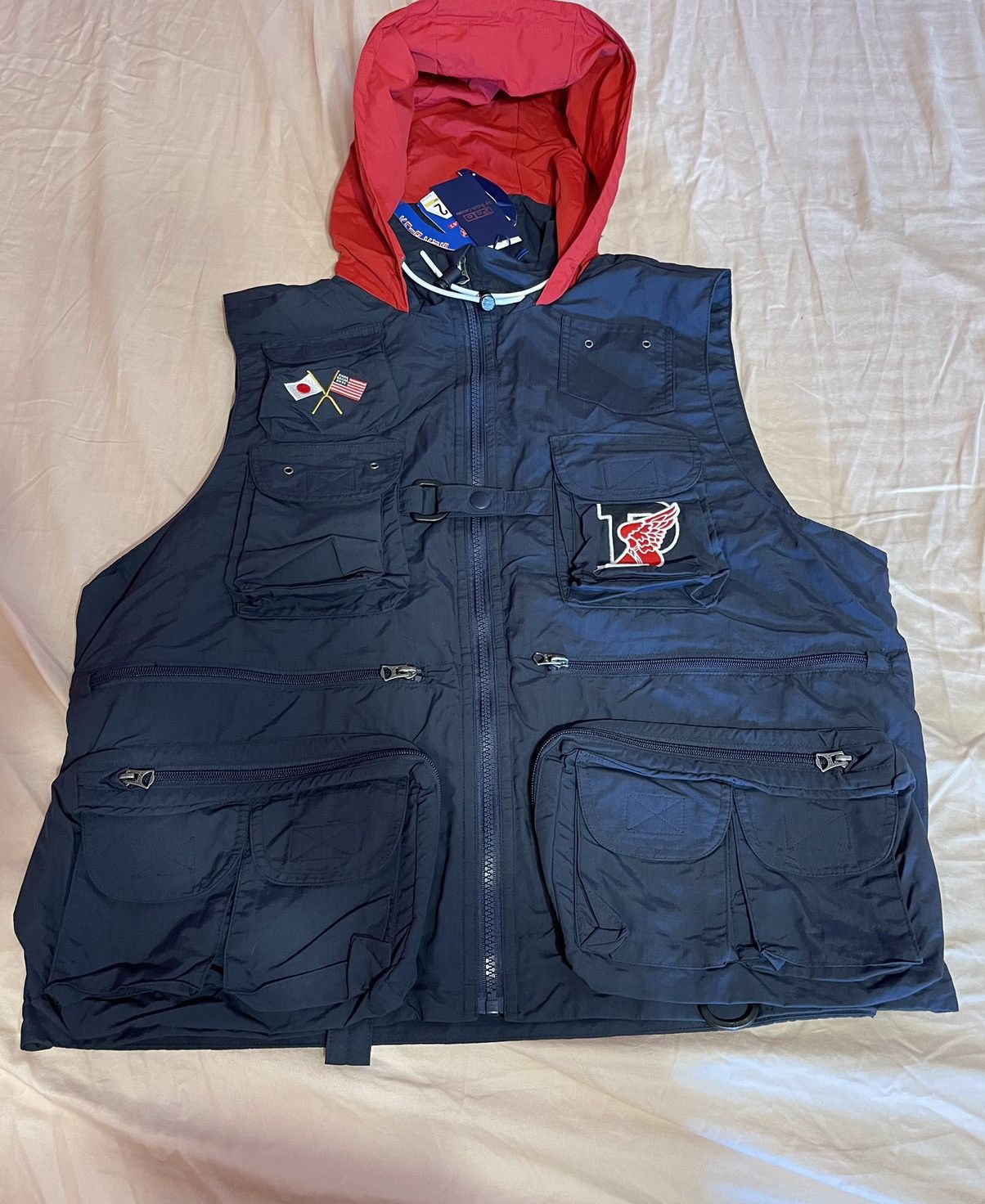 image of Polo Ralph Laurent Tokyo Stadium Vest 1992 Snow Beach Hi Tech, Men's (Size Medium)