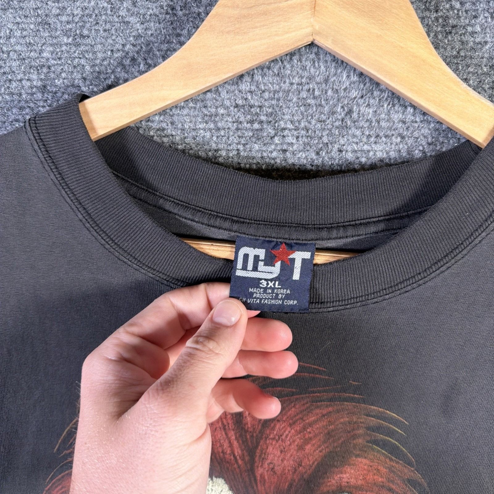 Vintage Vintage Chucky Shirt Mens 2XL Black 90s Faded Horror Tee Size US XXL / EU 58 / 5 - 4 Thumbnail