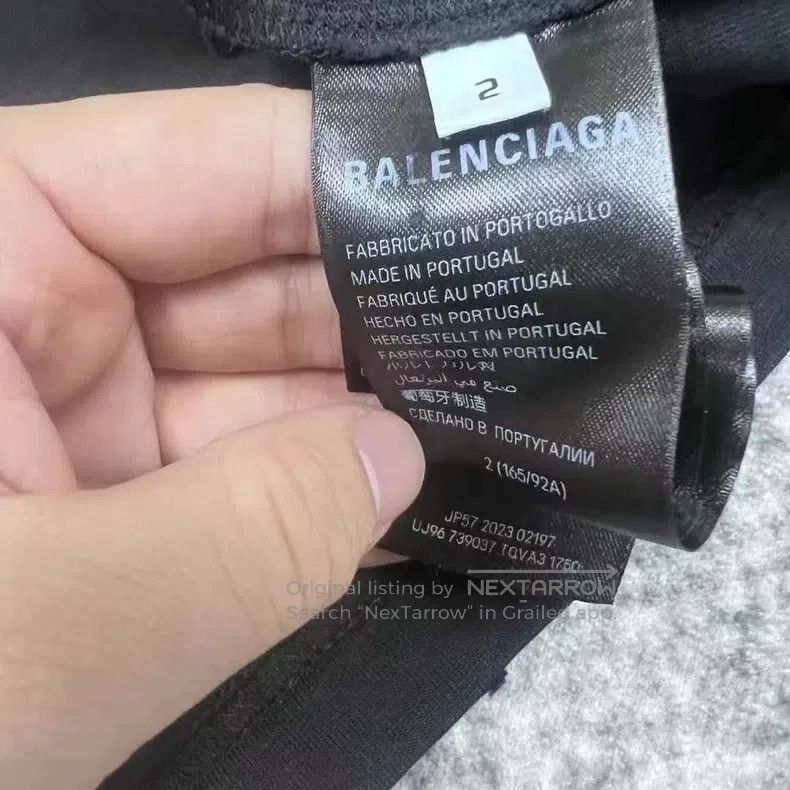 Balenciaga Balenciaga Faded letter logo short sleeve Size US M / EU 48-50 / 2 - 4 Thumbnail