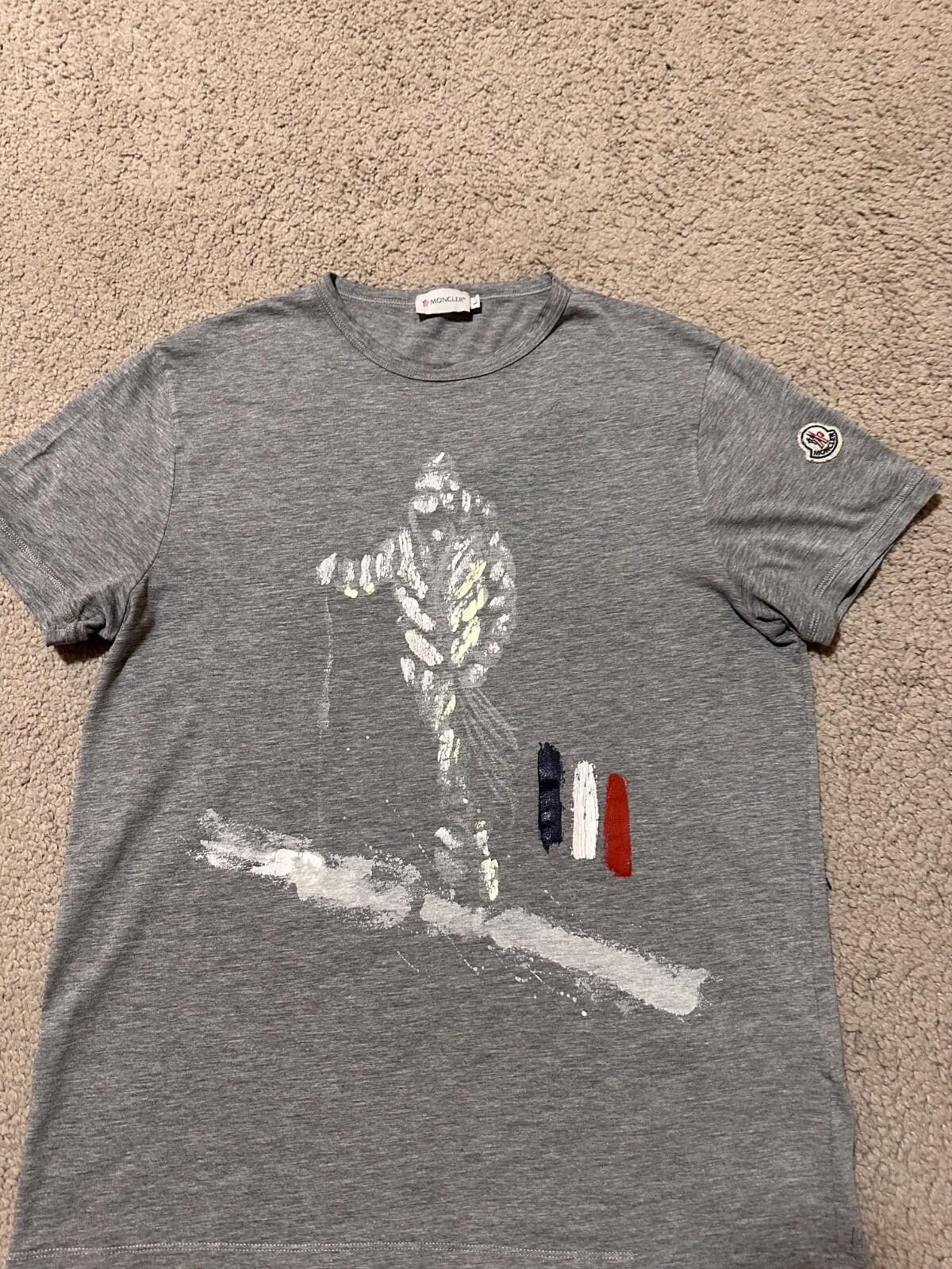 Moncler MONCLER Montreal T-shirt Sz L Size US L / EU 52-54 / 3 - 3 Thumbnail