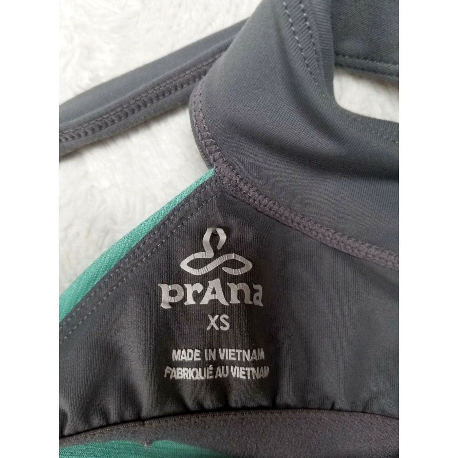 Prana prAna Womens Athletic Yoga Tank Top Blue Gray XS Scoop Neck Sleeveless Pullover Regular Fit Size XS / US 0-2 / IT 36-38 - 3 Thumbnail