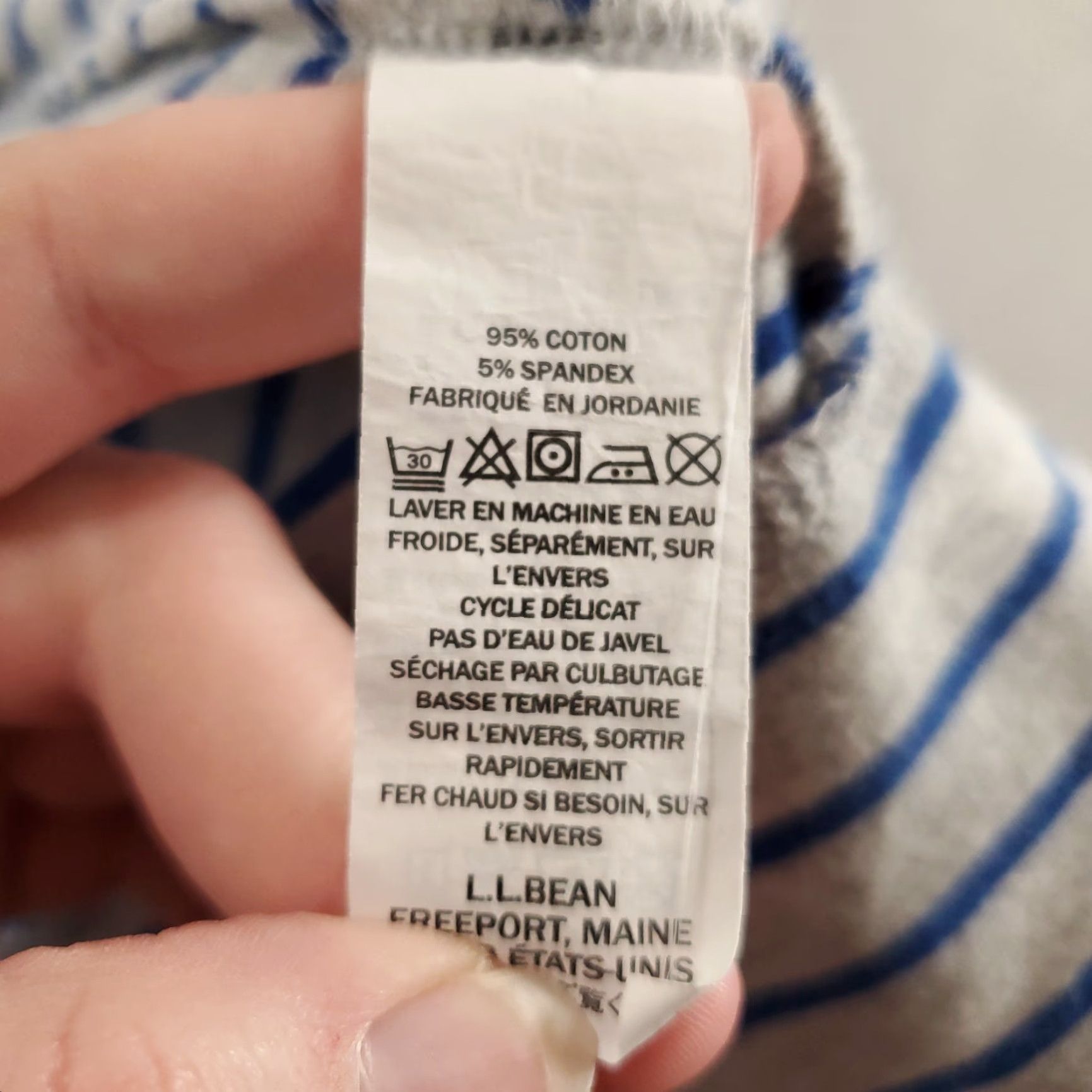 Vintage L L Bean Jacket Womens Large White Blue Full Zip High Neck Stretchy Long Sleeve Womens Size L / US 10 / IT 46 - 5 Thumbnail