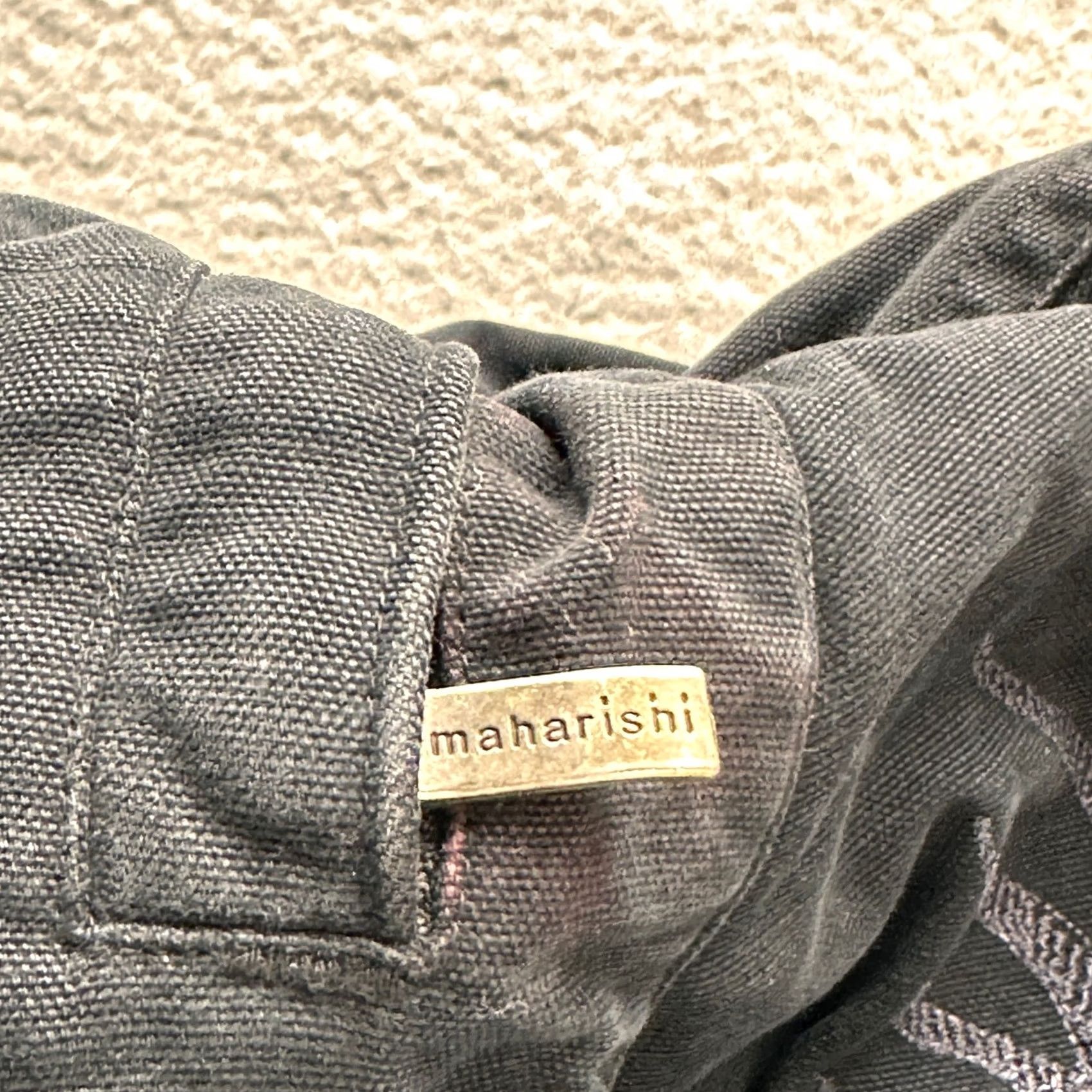 Maharishi Maharishi Black Canvas Jacket Mens Medium Bomber Military Long Sleeve Dragon Jacket Size US M / EU 48-50 / 2 - 2 Thumbnail