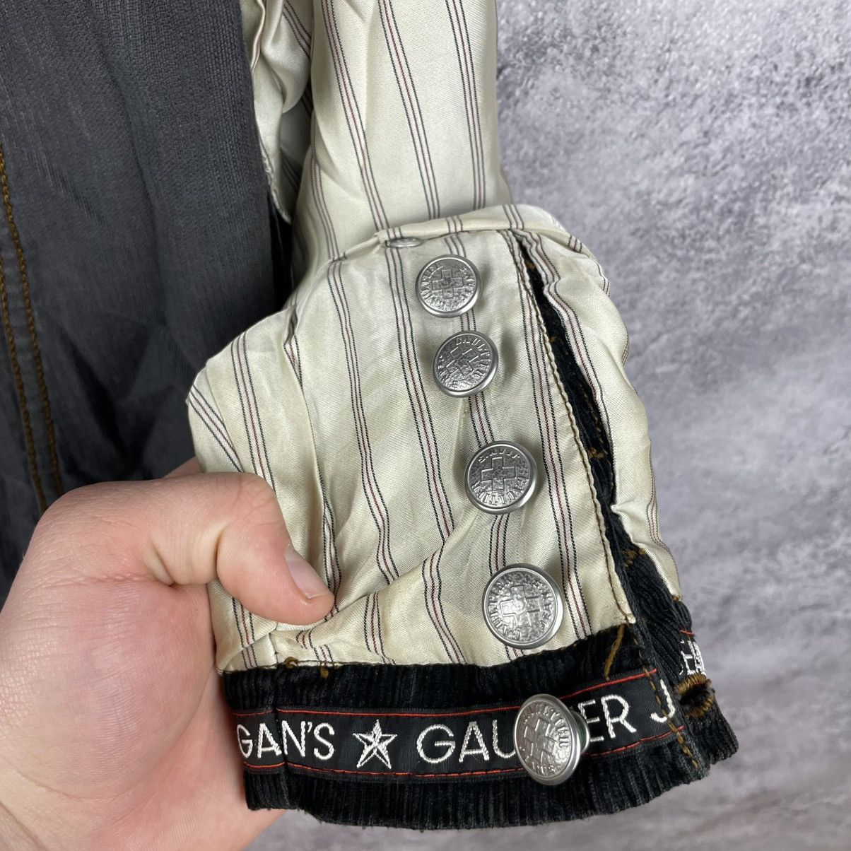 Jean Paul Gaultier Vintage Jean Paul Gaultier JPG Velvet Reversible Jacket Size S / US 4 / IT 40 - 24 Thumbnail