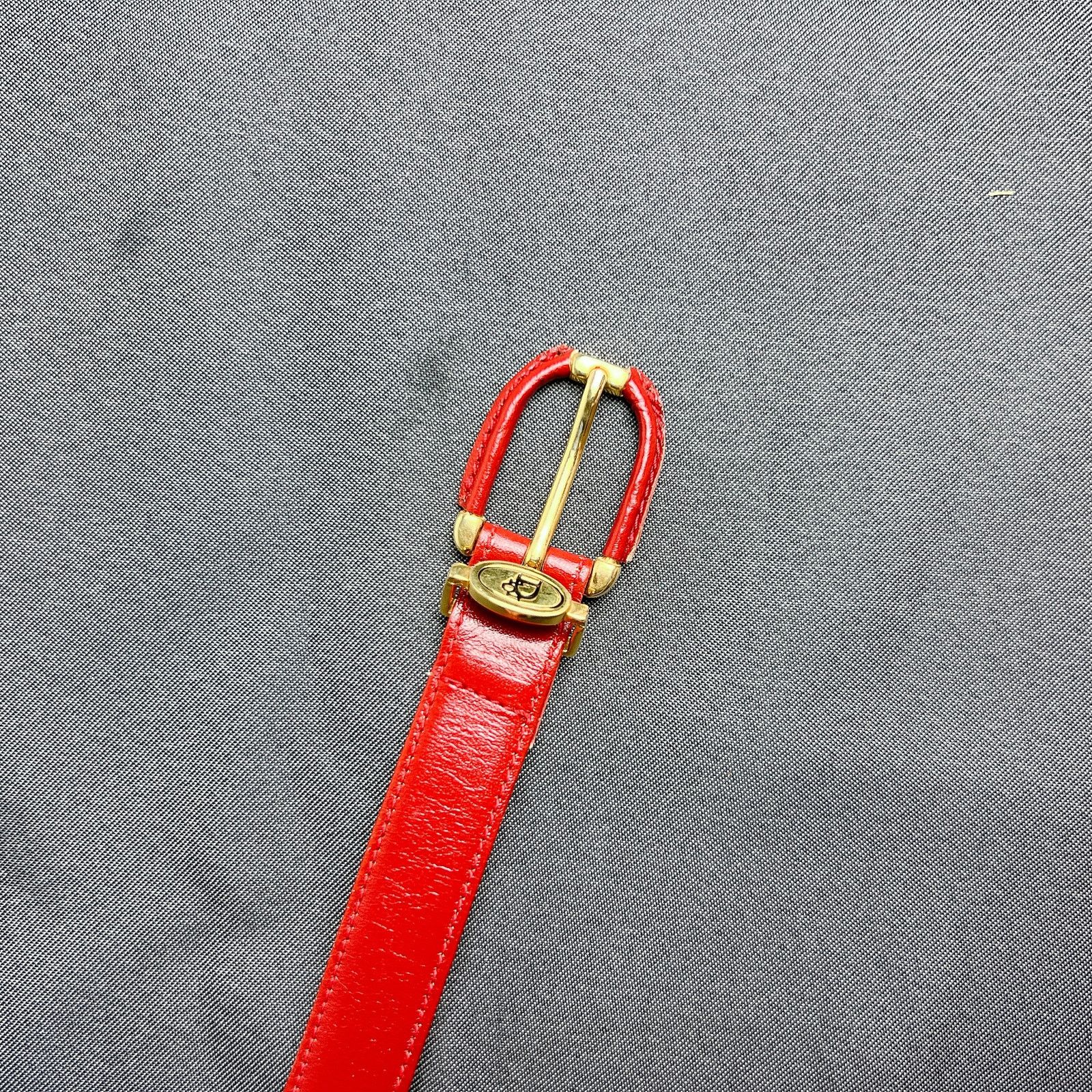 Dior Christian Dior Vintage Skinny Leather Belt Size Medium Size ONE SIZE - 4 Thumbnail