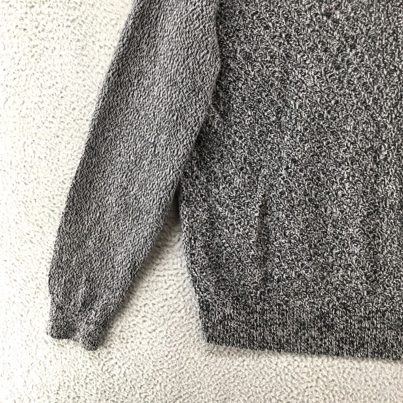 Calvin Klein Calvin Klein Sweater Mens L Gray Cotton Pullover Long Sleeve Mock Neck 1/4 Zip Casual Mens Size US L / EU 52-54 / 3 - 3 Thumbnail
