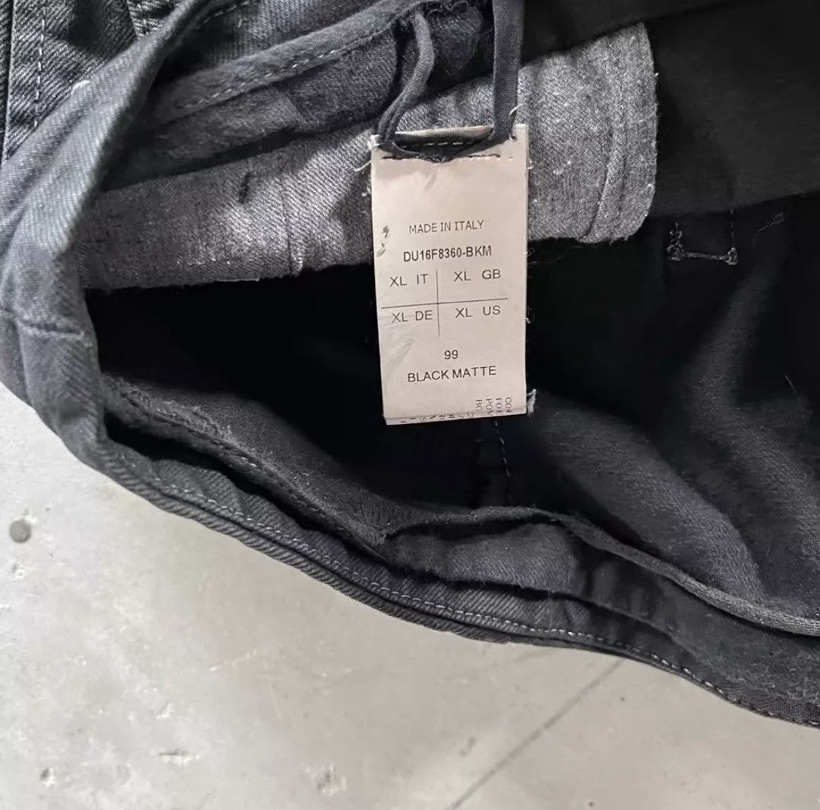 Rick owens 16fw air cut jeans