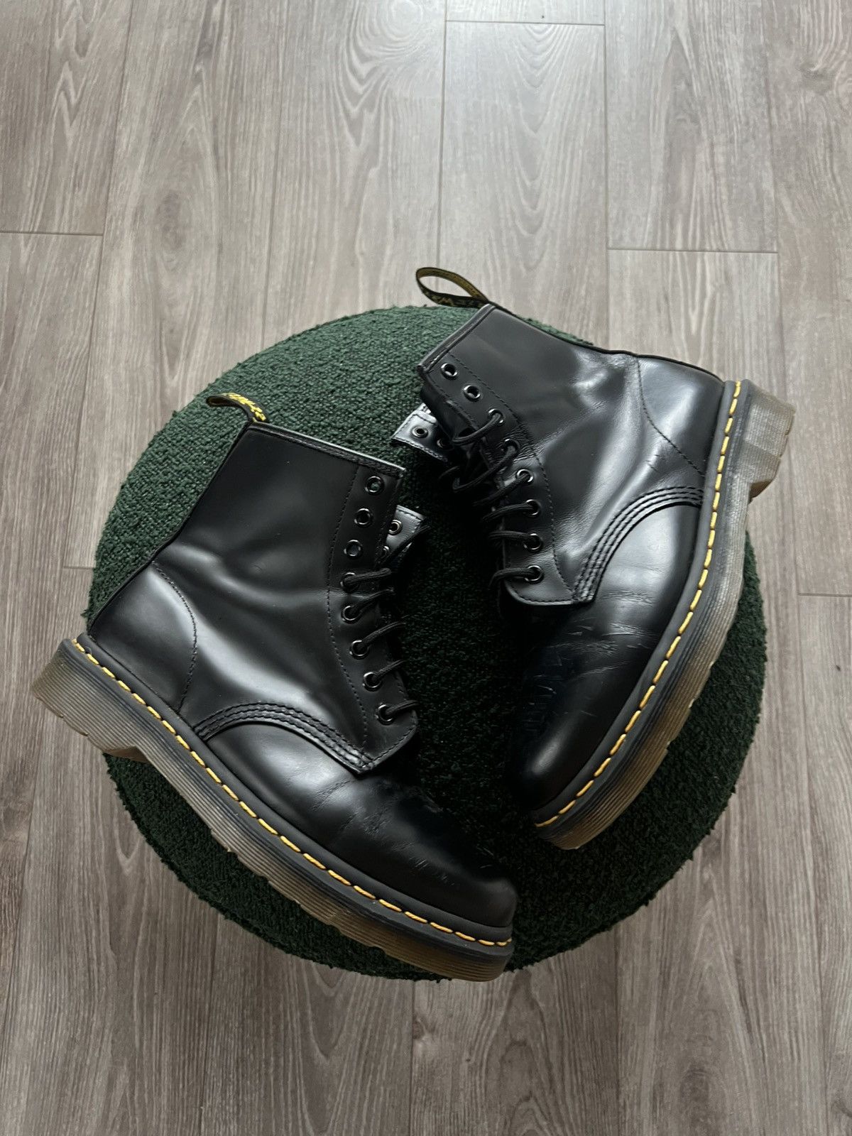 Dr. Martens × Leather ‼️Dr.Martens 1460 High Leather Casual England Boots‼️ Size US 8 / EU 41 - 6 Thumbnail