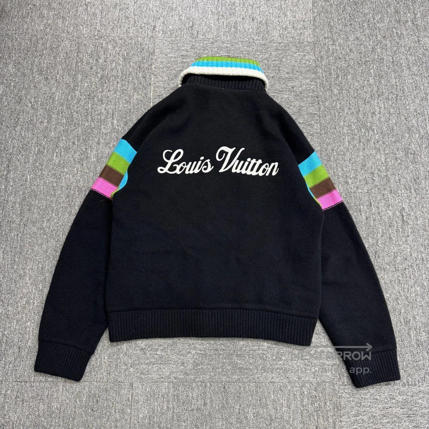 Louis Vuitton Louis Vuitton Tyler: A wool knit jacket printed with an ol Size US M / EU 48-50 / 2 - 2 Thumbnail