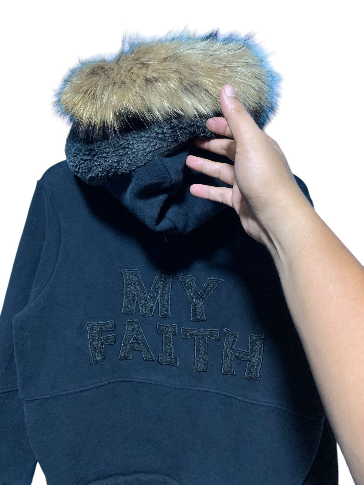 If Six Was Nine My Faith japan triple zip fur hoodie boxy baggy fit Size US M / EU 48-50 / 2 - 7 Thumbnail