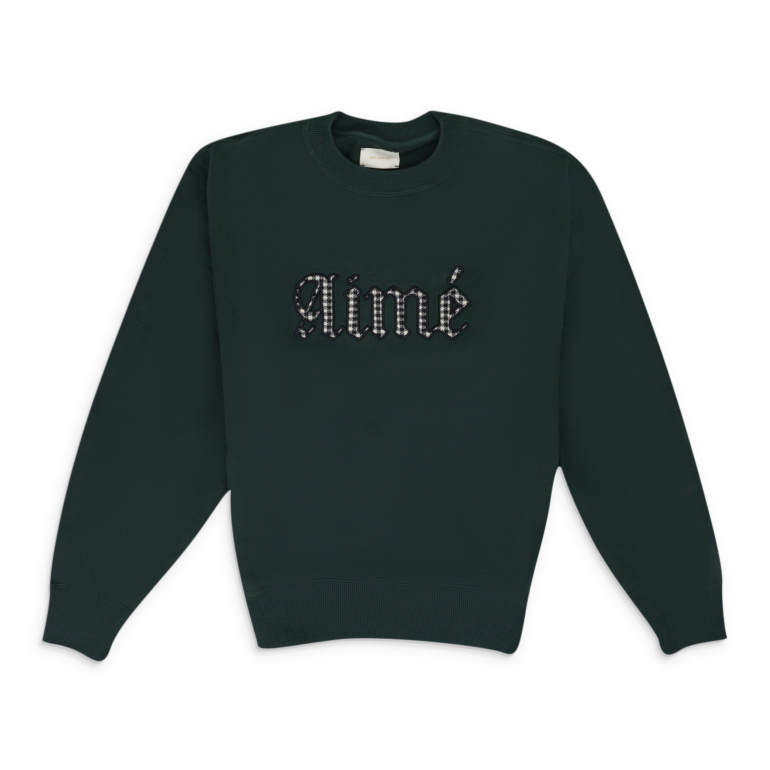 Aime Leon Dore Houndstooth Applique Crewneck Sweatshirt SIZE L Size US L / EU 52-54 / 3 - 1 Thumbnail