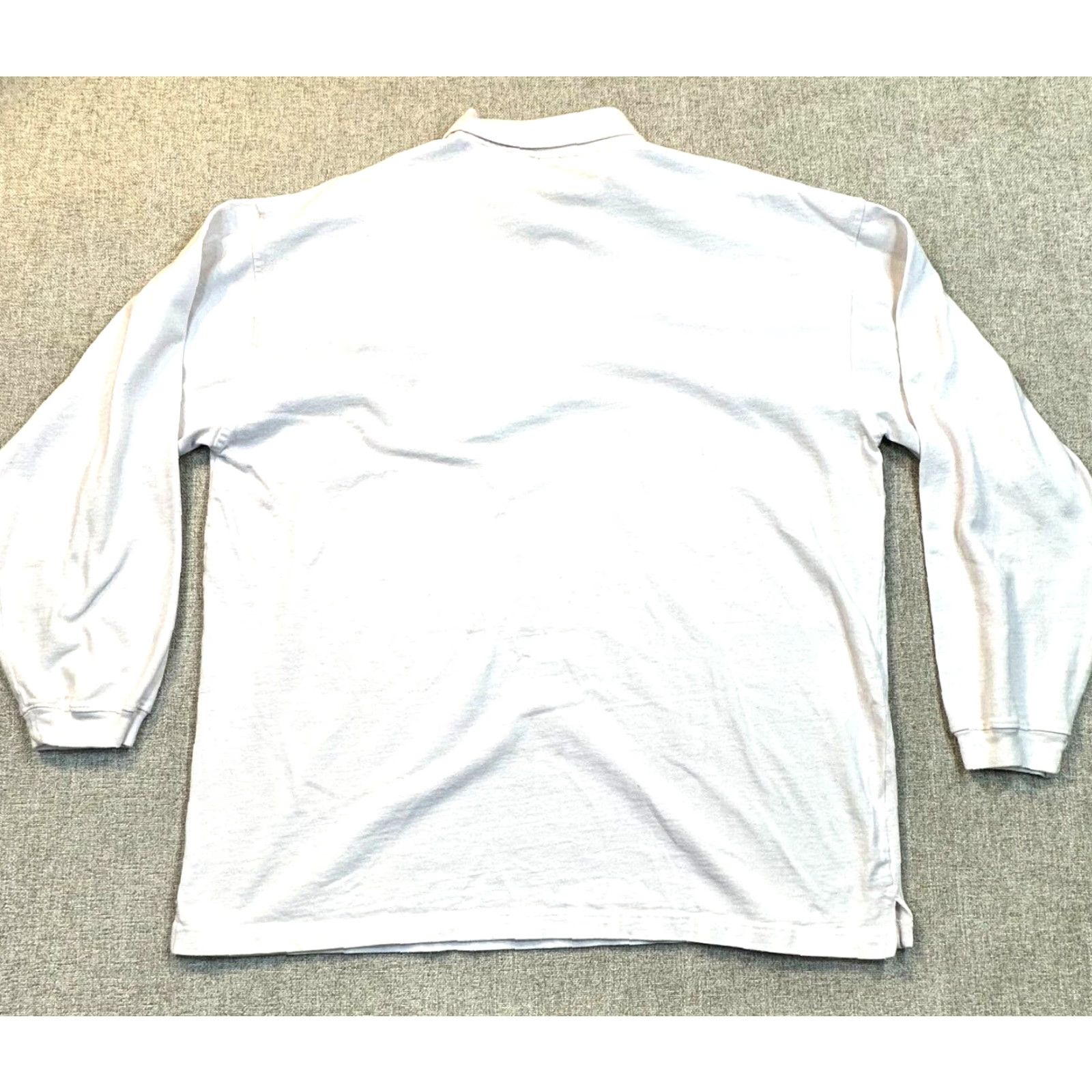 Vintage VINTAGE Looney Tunes Mens Large 1/4 Zip Embroidered T-Shirt Cartoon 90s White Cotton Size US L / EU 52-54 / 3 - 5 Thumbnail