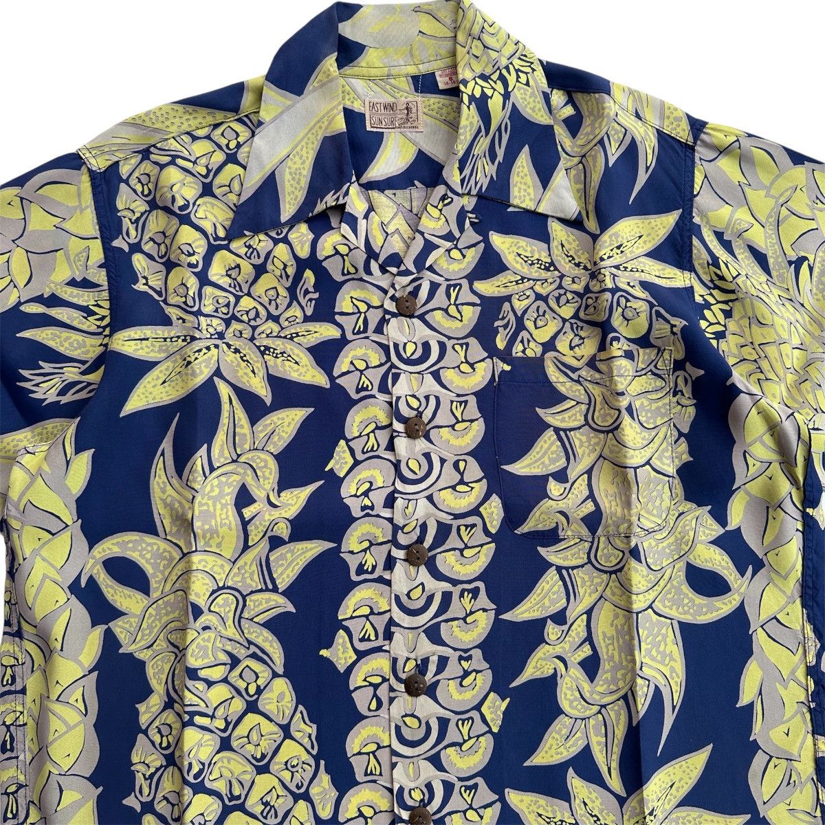 Japanese Brand × Sugar Cane × Sun Surf Vintage 90s Sun Surf Hawaiian Rayon Shirt Size US S / EU 44-46 / 1 - 2 Thumbnail