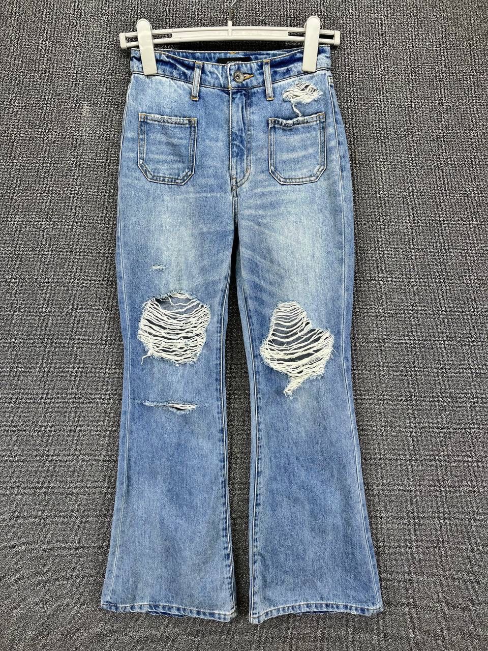Japanese Brand Vintage Jeanasis Flare Bootcut Jeans Denim Pants Size 25" / US 0 / IT 36 - 1 Thumbnail